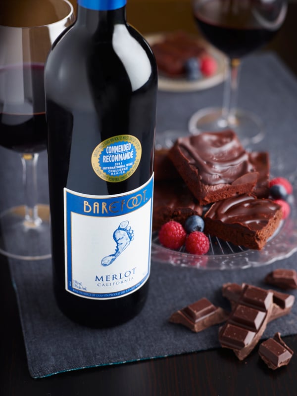 Photo of Barefoot Merlot Brownies